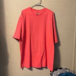 Vibrant Coral Short Sleeve Tee
